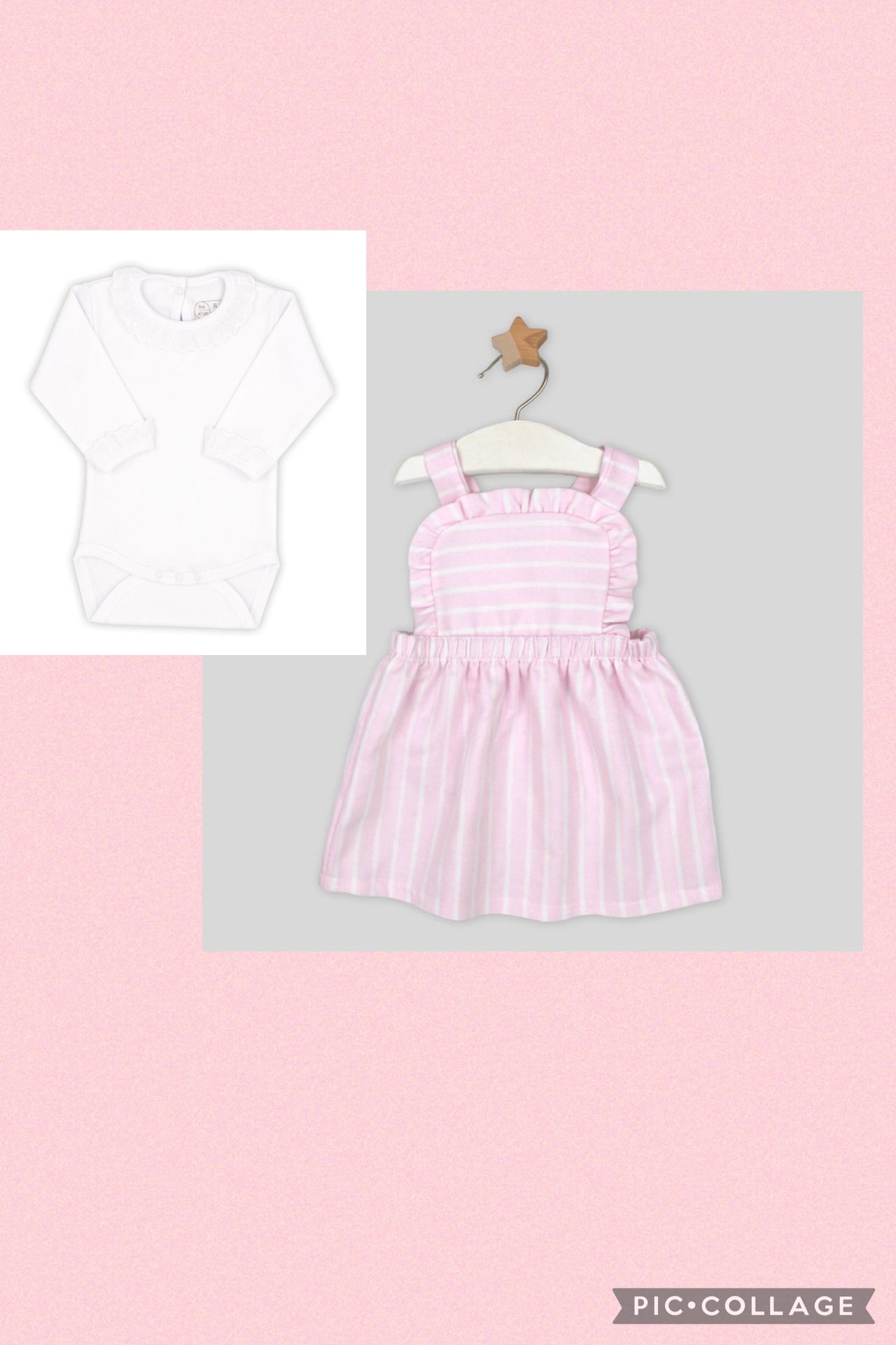 Rapife 4123-850 Pink pinafore
