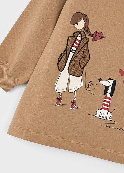 Mayoral 4929 Camel Dress