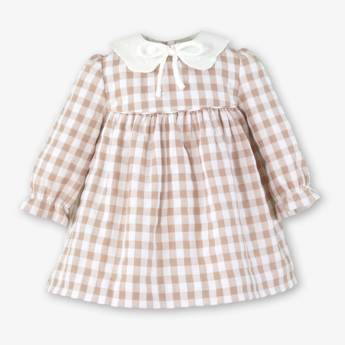 Miranda 508v Camel Checked Dress AW26 PREORDER