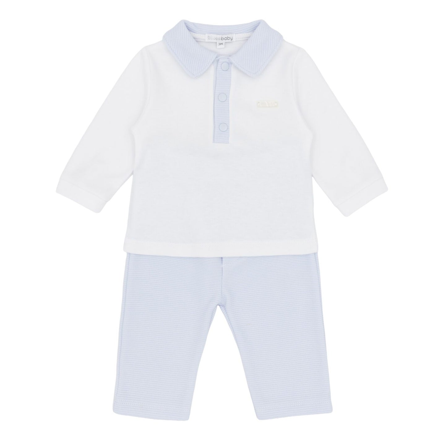 BluesBaby 3236 Blue Polo Set AW26