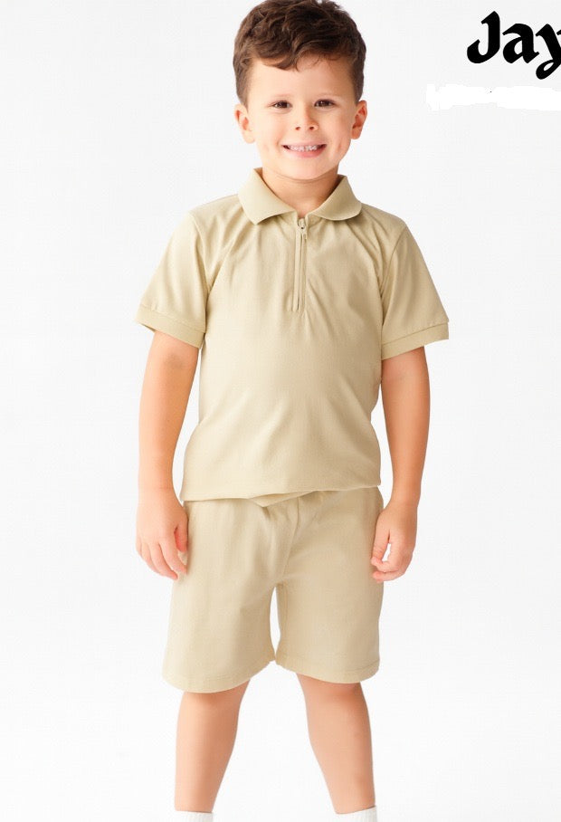 HK Jay Beige Short Set SS26