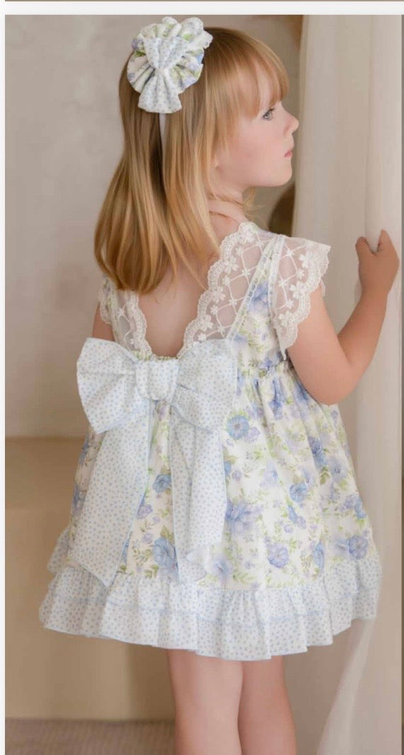 Miranda 236-v Blue Floral Dress SS26 PREORDER