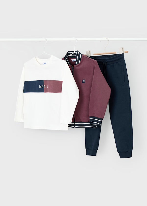 Mayoral 4810 plum Tracksuit