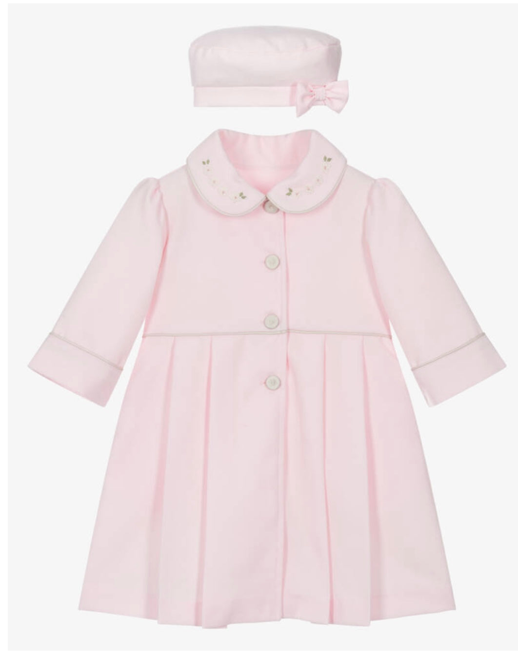 Pretty Original BD02352 Pink coat and Hat