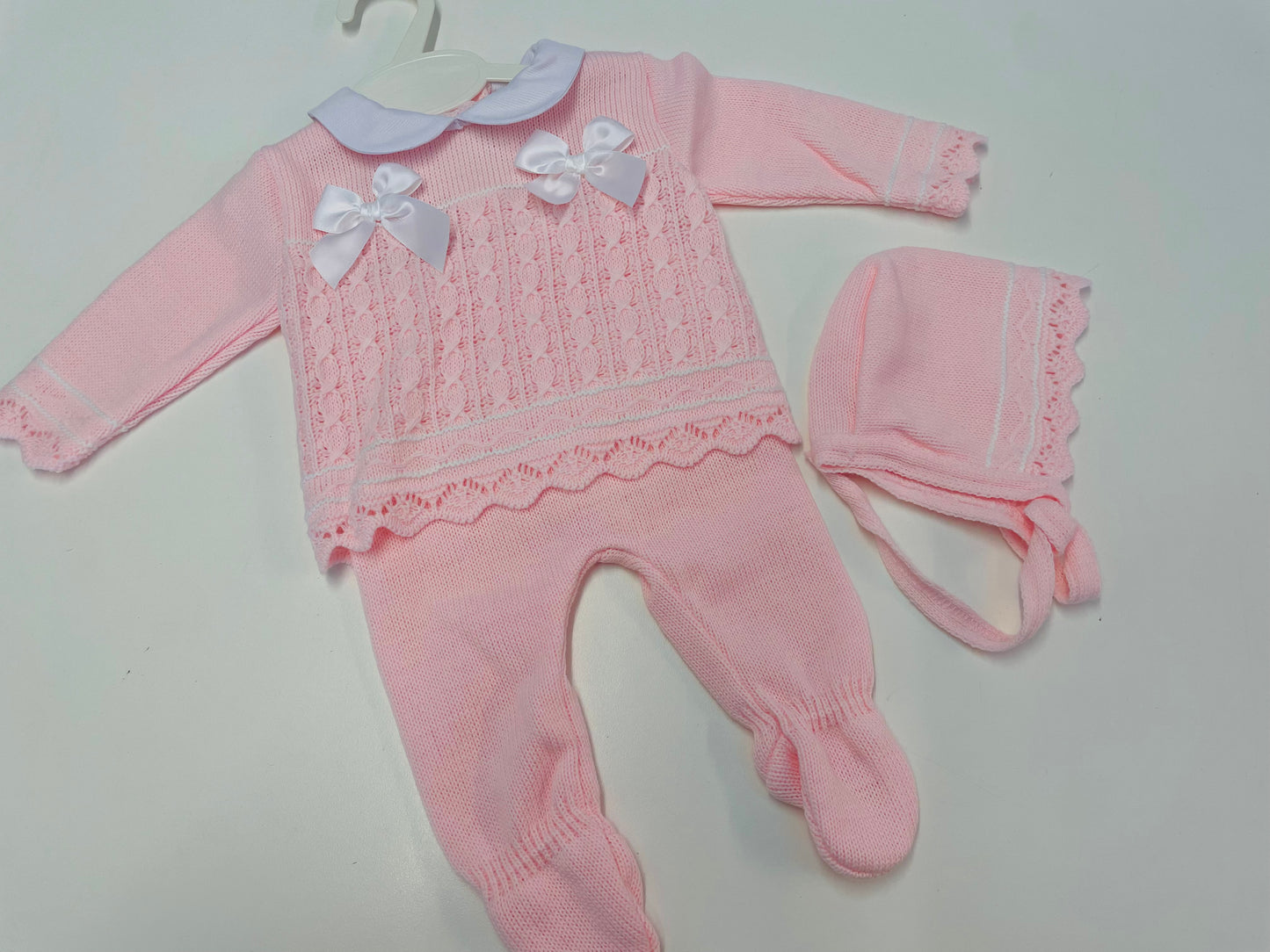 Adorable Pink 3pc Knit Set 26/231