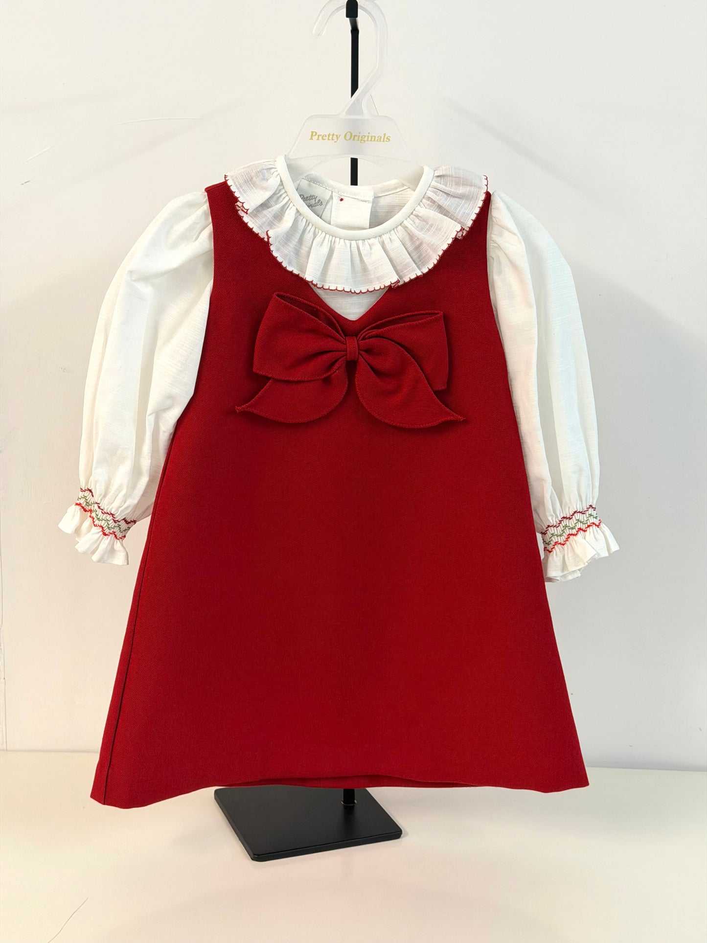 Pretty Originals BD02430 Red Pinafore AW26