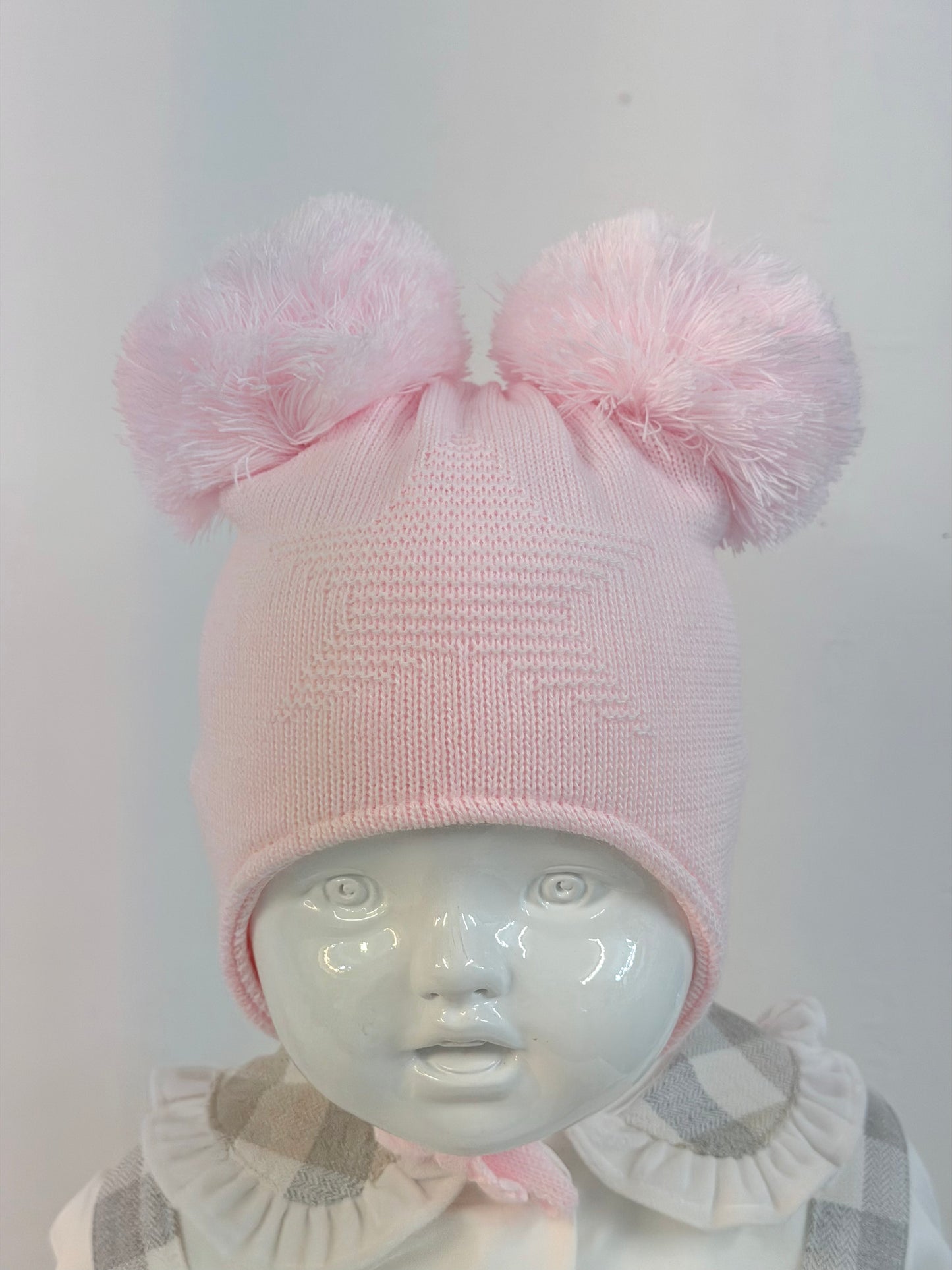 Pastel & co T-01A Pink Double pom Hat AW26