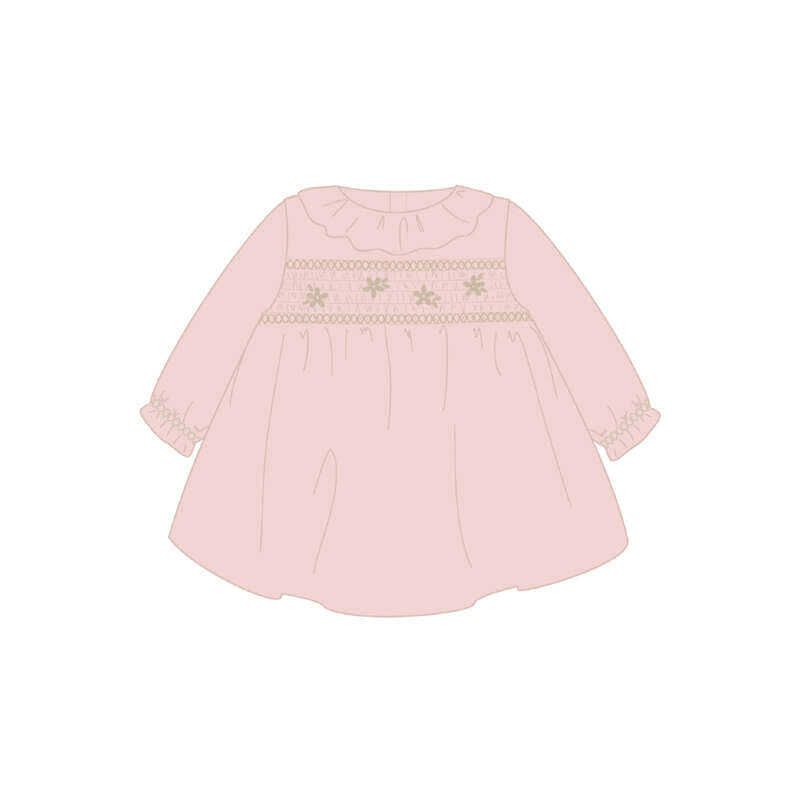 Mayoral 2807 Rose Velvet Dress AW26