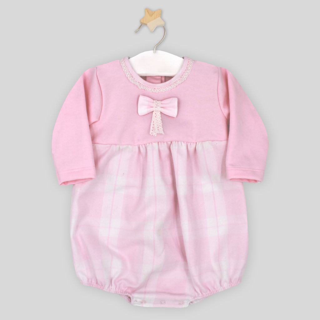 Rapife 4207 Pink Checked Romper
