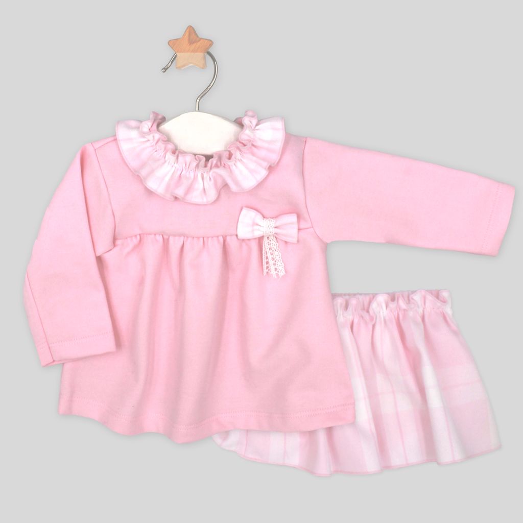 Rapife 4213 Pink Checked Jam Pants Set