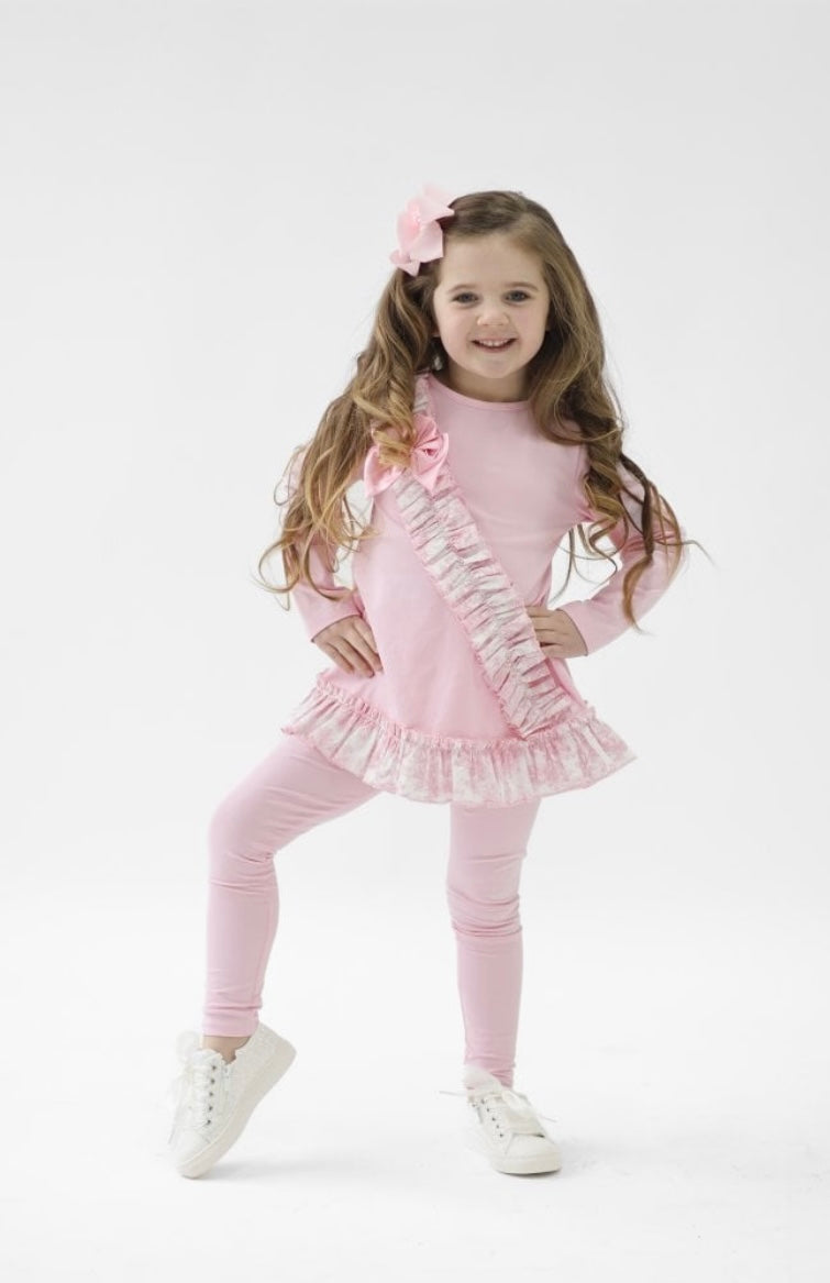 HK Alba Pink Legging set