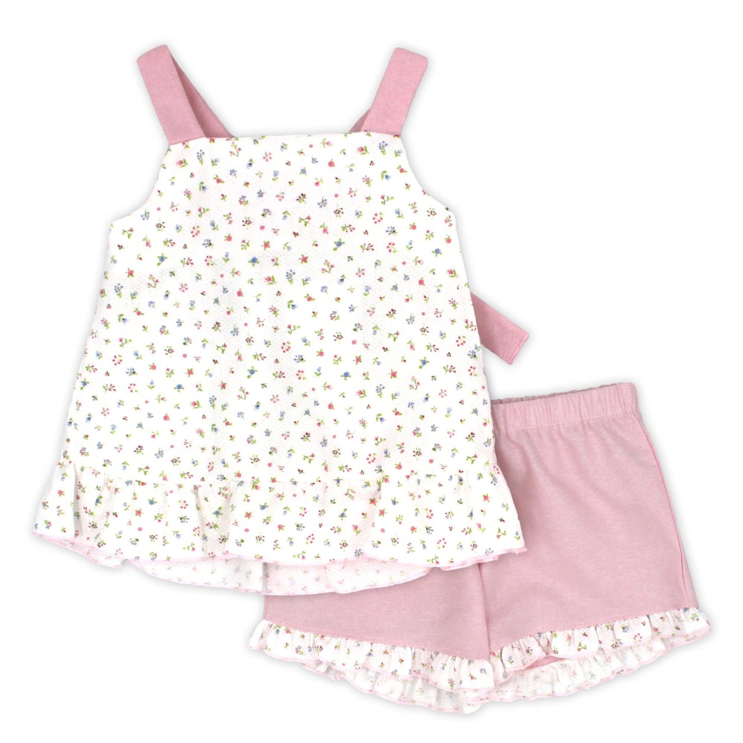 Rapife 4251 pink floral short set ss26