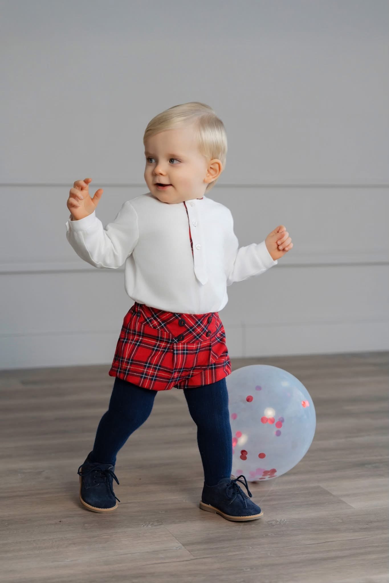 Miranda 132-23 Tartan Jam pants set