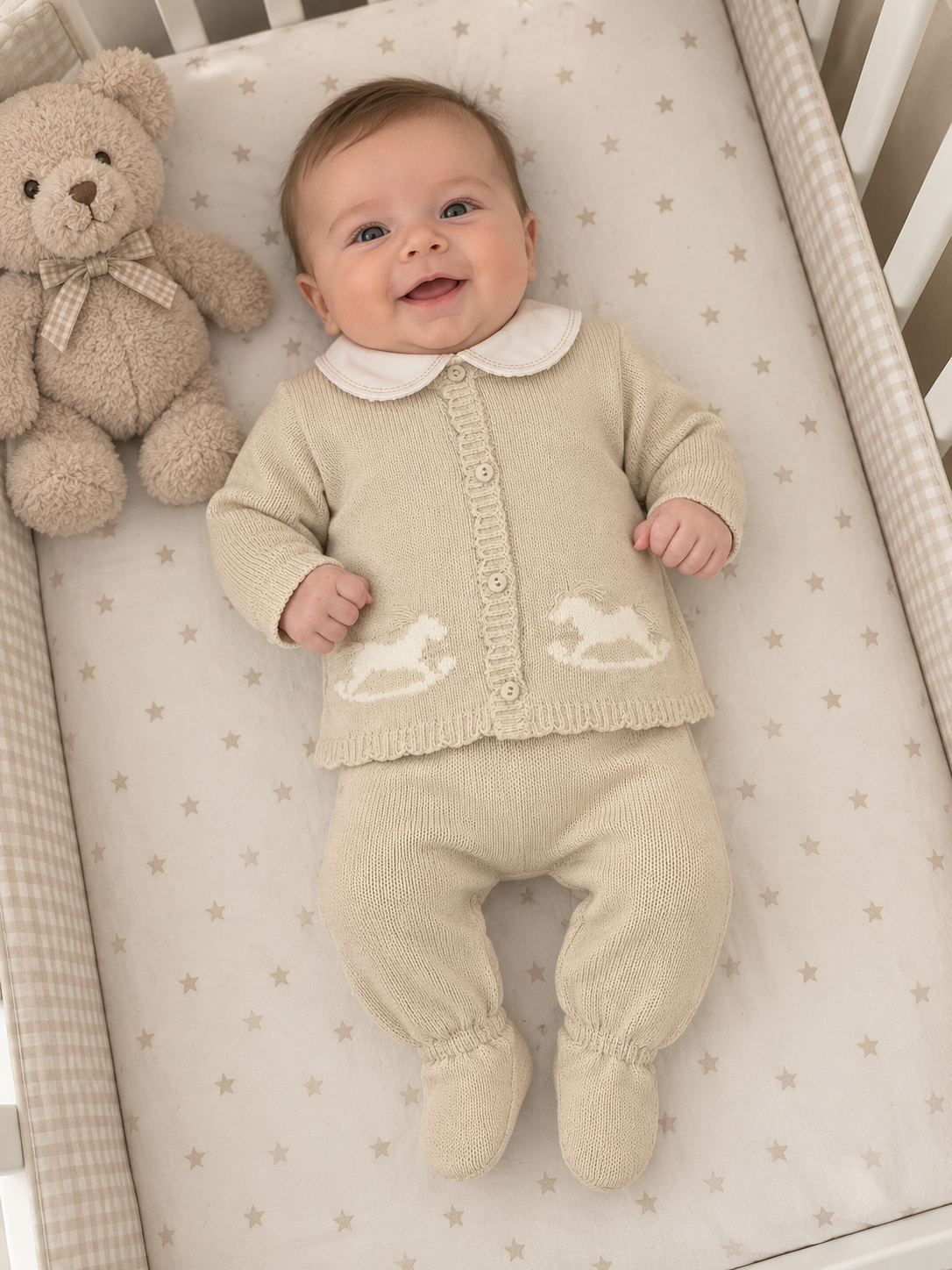 Adorable Beige 3pc set c2502