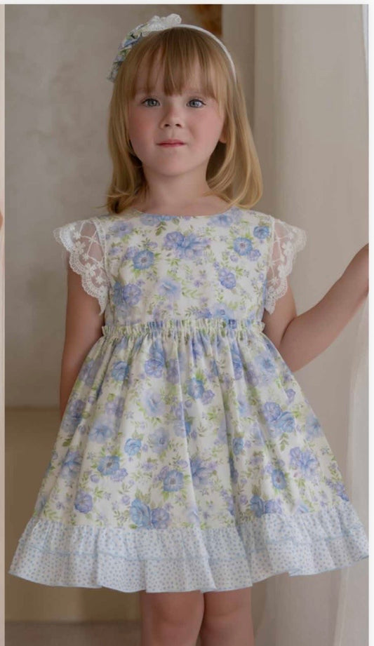 Miranda 236-v Blue Floral Dress SS26 PREORDER