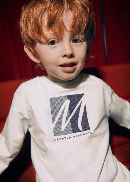 Mayoral 4086 Cream Long Sleeve Top