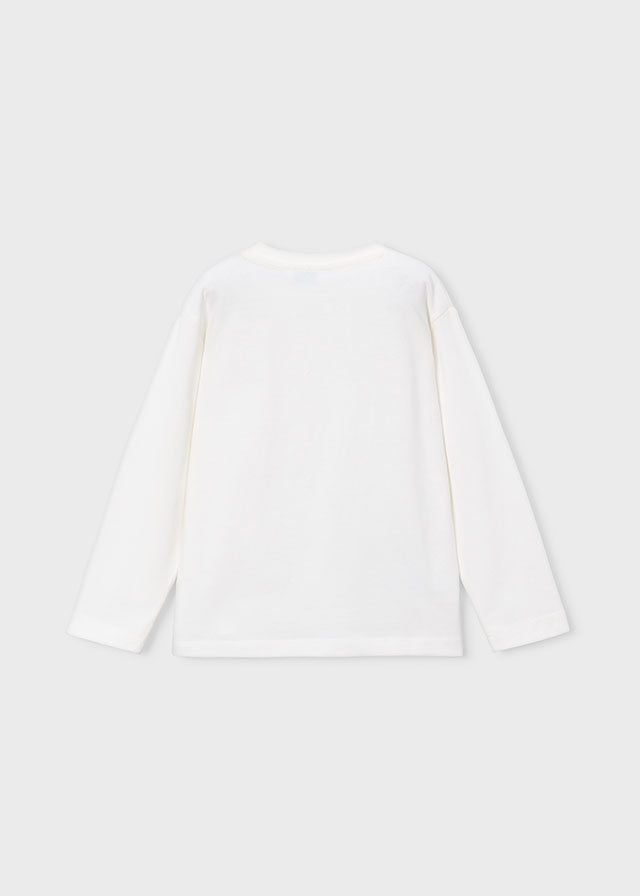 Mayoral 173 Cream Top AW26