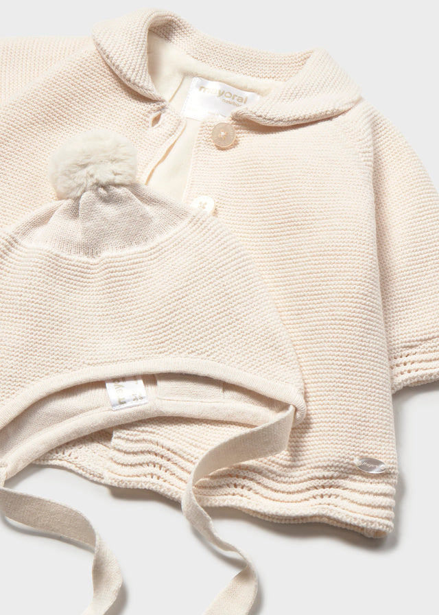 Mayoral 2403 Beige Knit jacket AW26