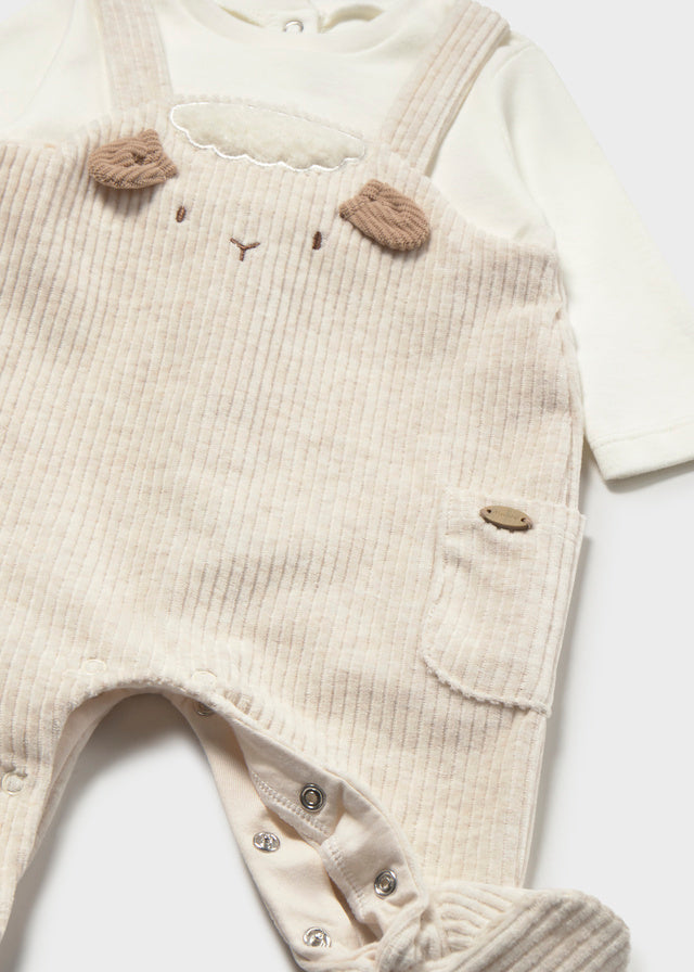 Mayoral 2660 Beige romper AW26 PREORDER