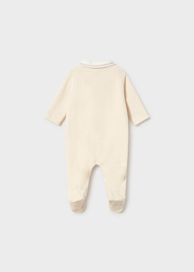 Mayoral 2764 Beige Velour All In One AW26