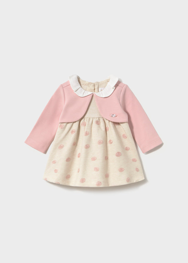 Mayoral 2817 Rose knit Dress AW26 PREORDER