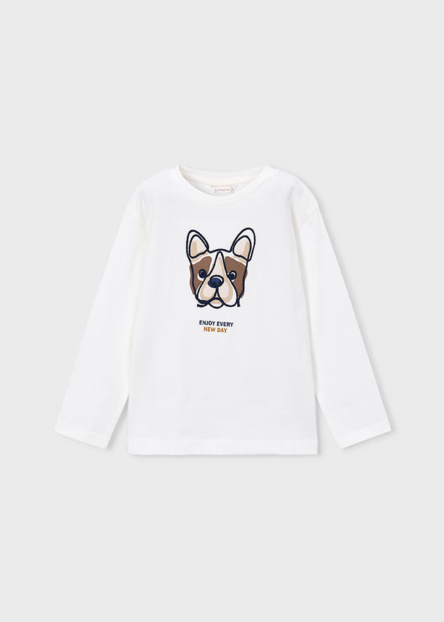 Mayoral 4022 Cream Long Sleeve Top AW26
