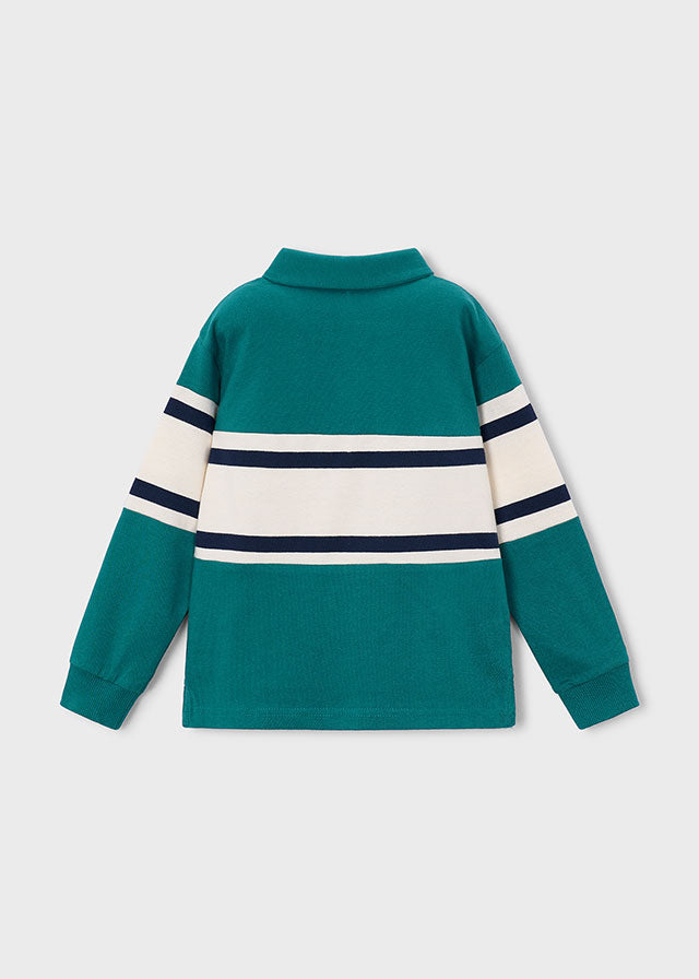 Mayoral 4140 Teal Polo Top AW26