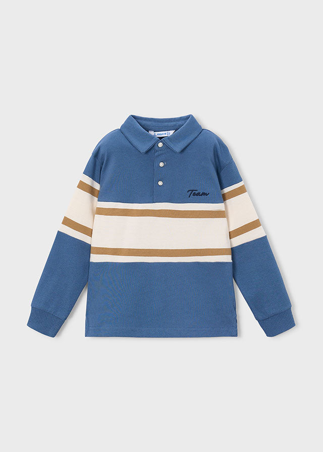 Mayoral 4140 Blue Polo Top AW26 PREORDER