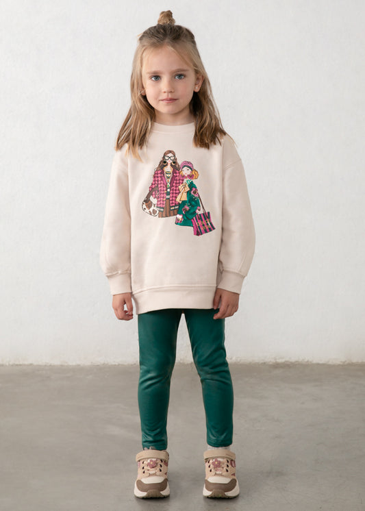Mayoral 4737 Bottle Green Legging Set AW26