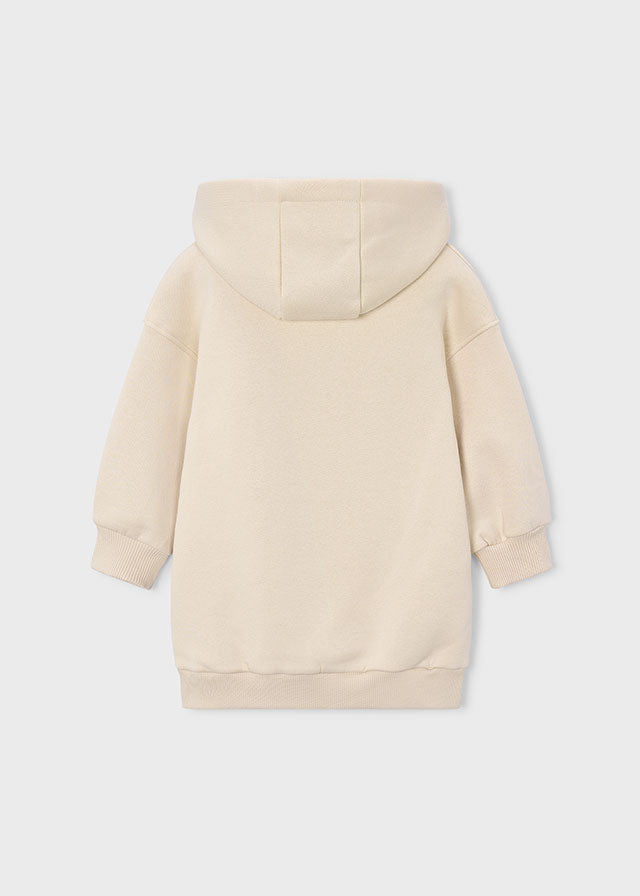 Mayoral 4916 Khaki Hooded Dress AW26