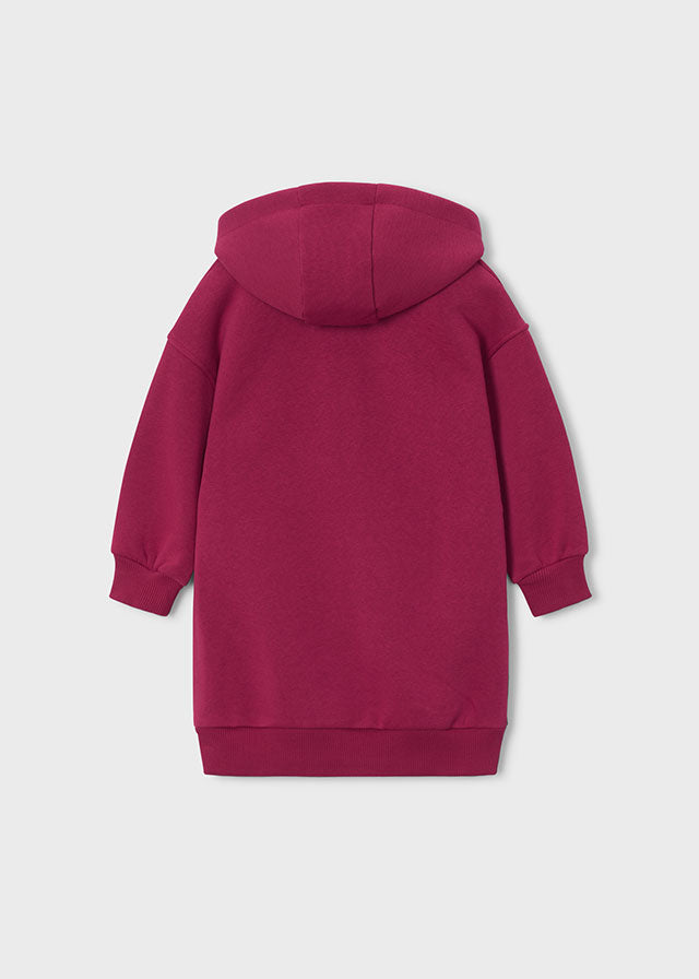 Mayoral 4916 Cherry Hooded Dress AW26