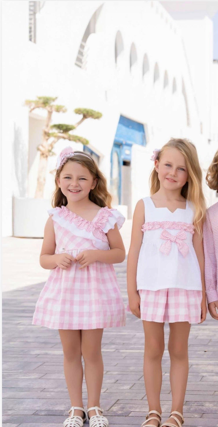 Miranda 602-2f pink skirt set SS26 PREORDER