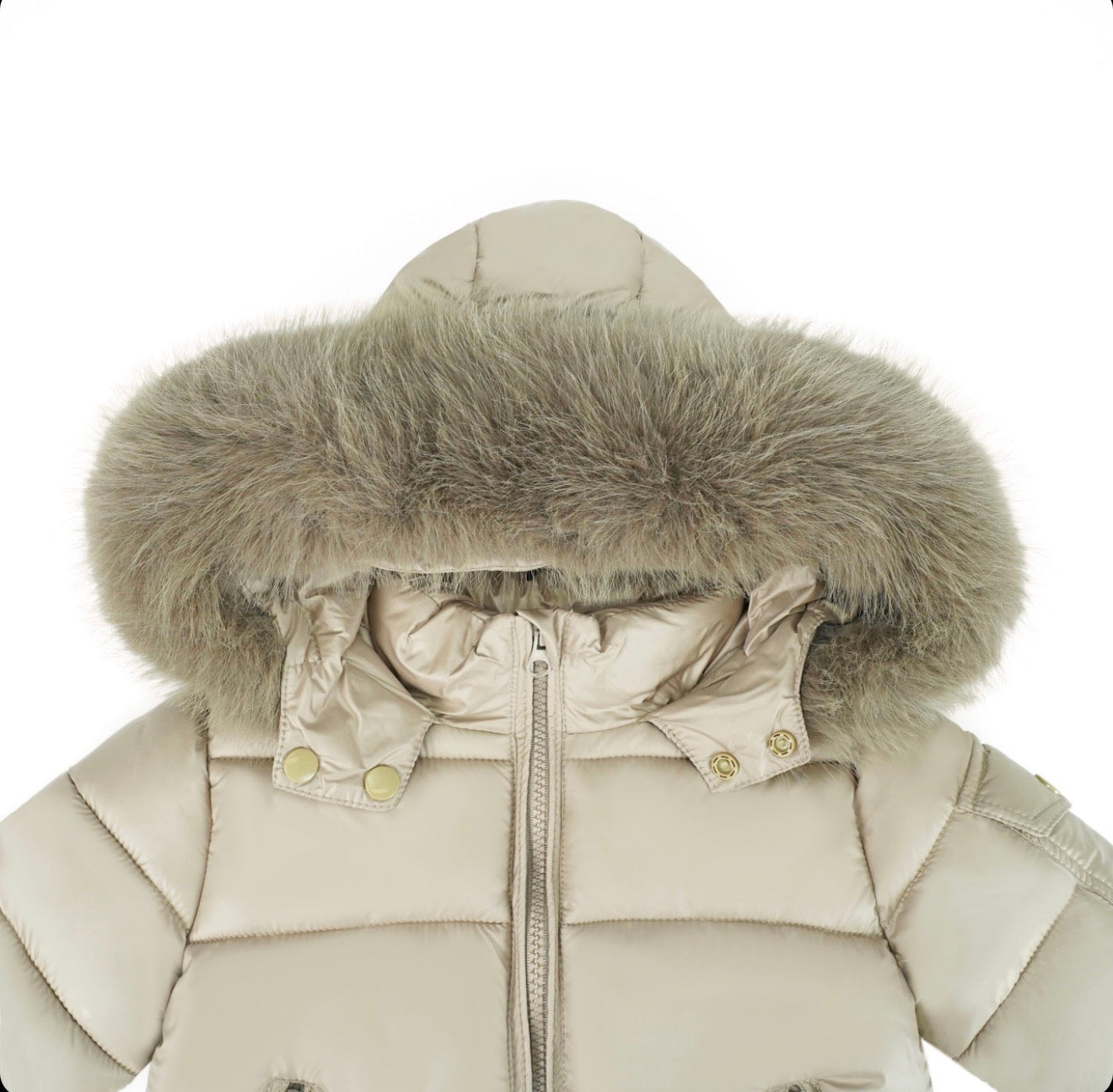 Carmel Fur Unisex Fur Hood Coat AW26 PREORDER