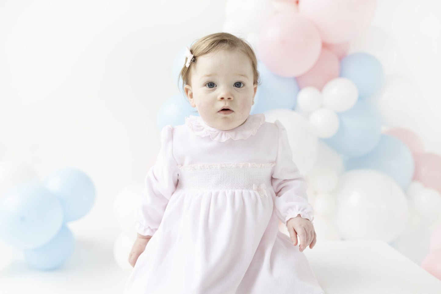 Blues Baby 2200 Pink Velour Dress