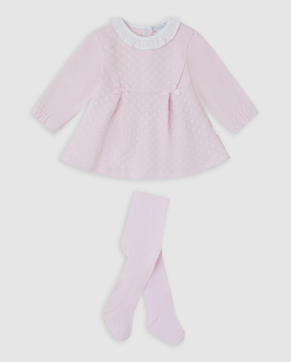 Tutto Piccolo 2282 Pink Dress Set AW26