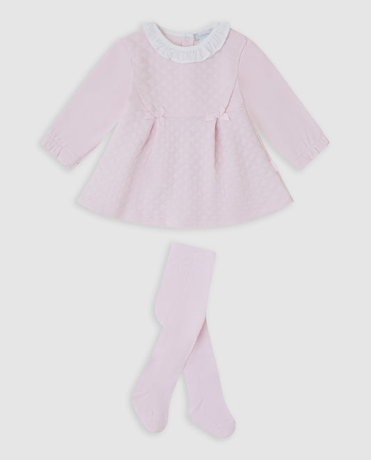 Tutto Piccolo 2282 Pink Dress Set AW26