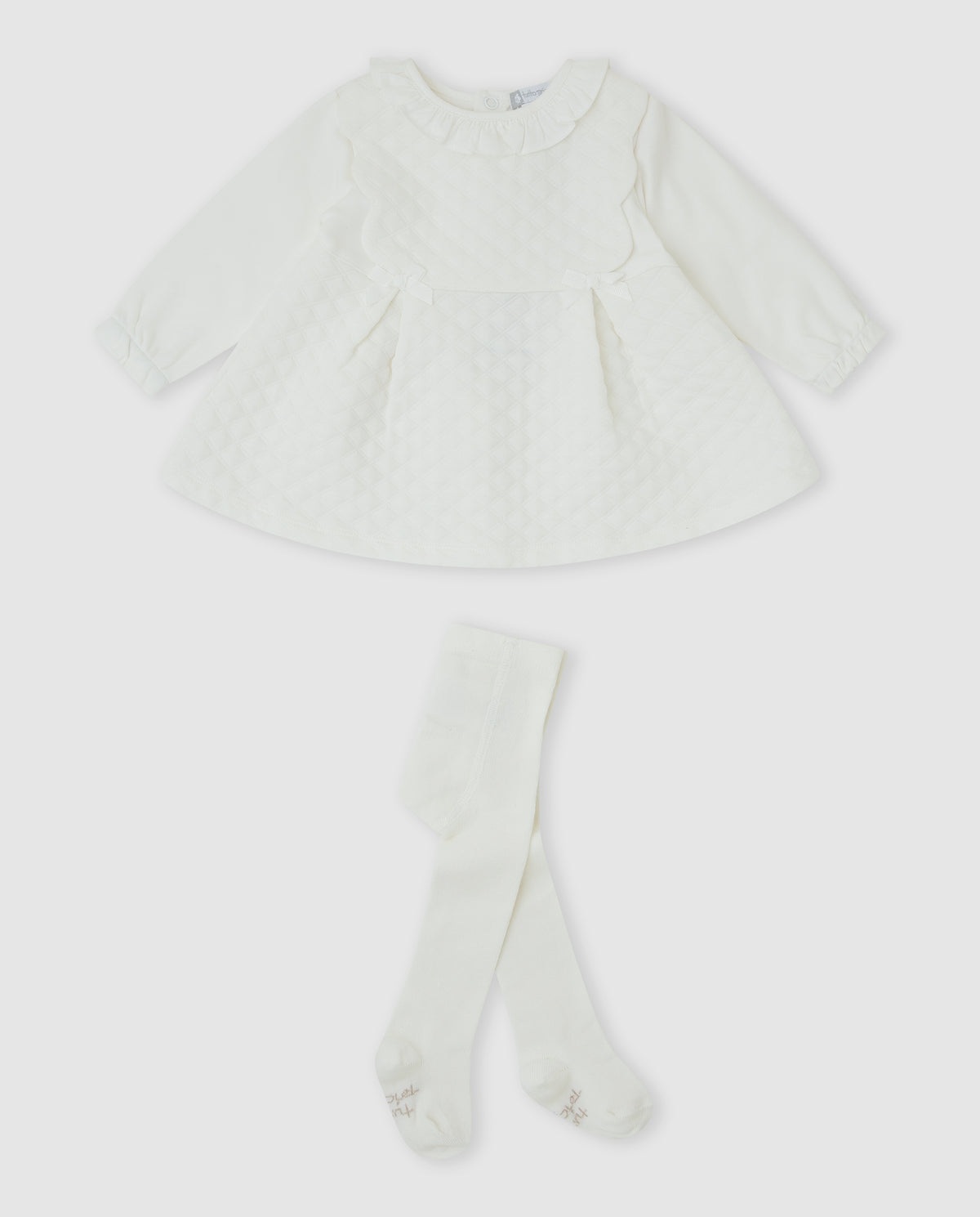 Tutto Piccolo 2282 White Dress Set AW26