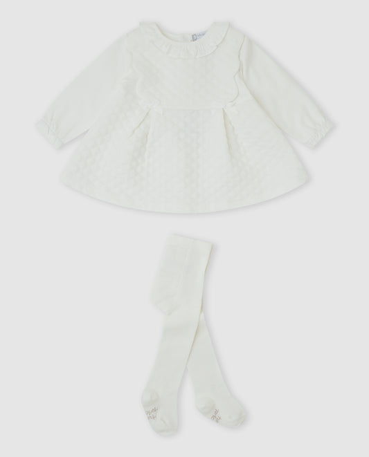 Tutto Piccolo 2282 White Dress Set AW26