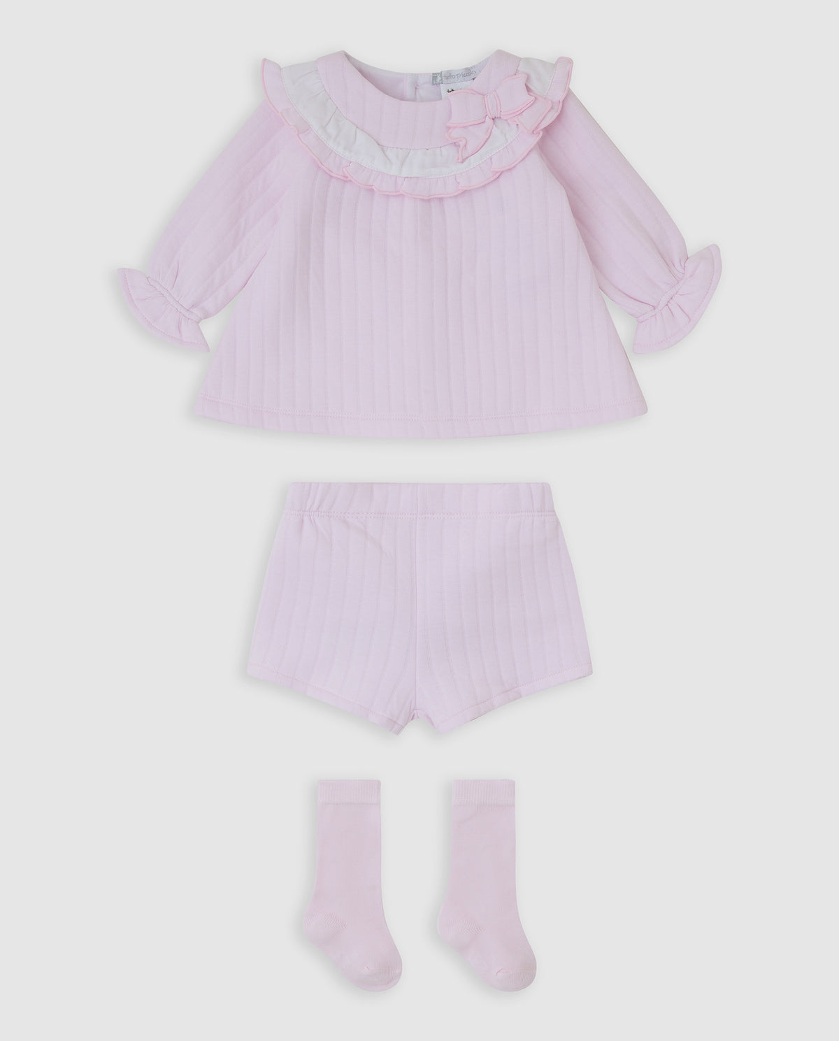 Tutto Piccolo 2283 Pink Jam pants set AW26