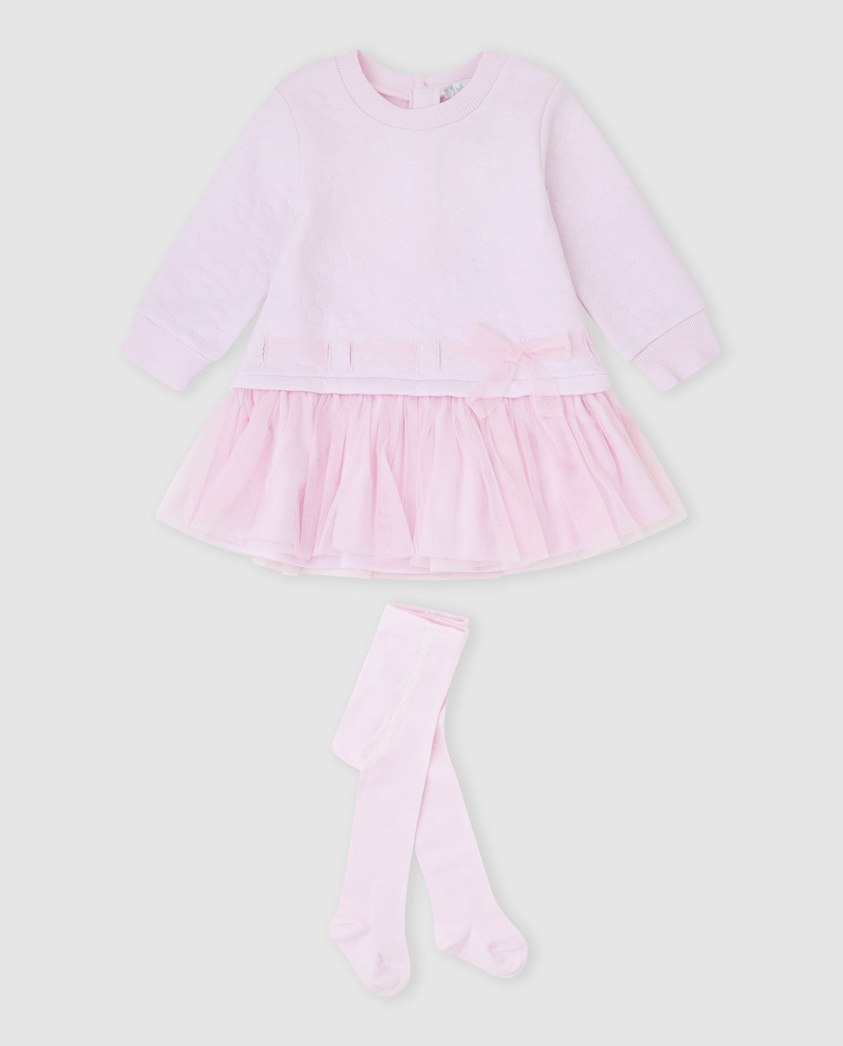 Tutto Piccolo 2284 Pink Dress Set AW26