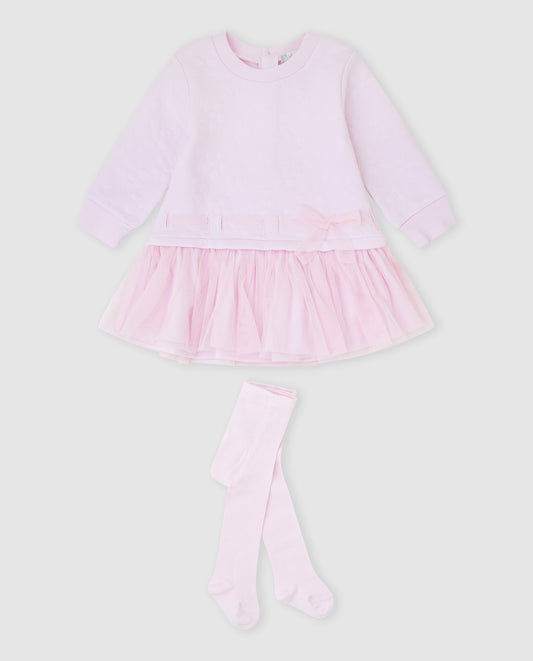 Tutto Piccolo 2284 Pink Dress Set AW26 PREORDER