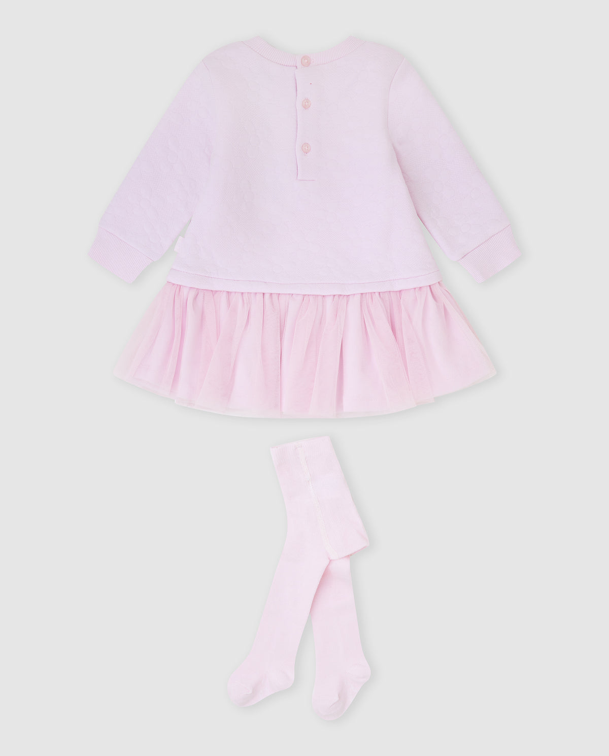 Tutto Piccolo 2284 Pink Dress Set AW26