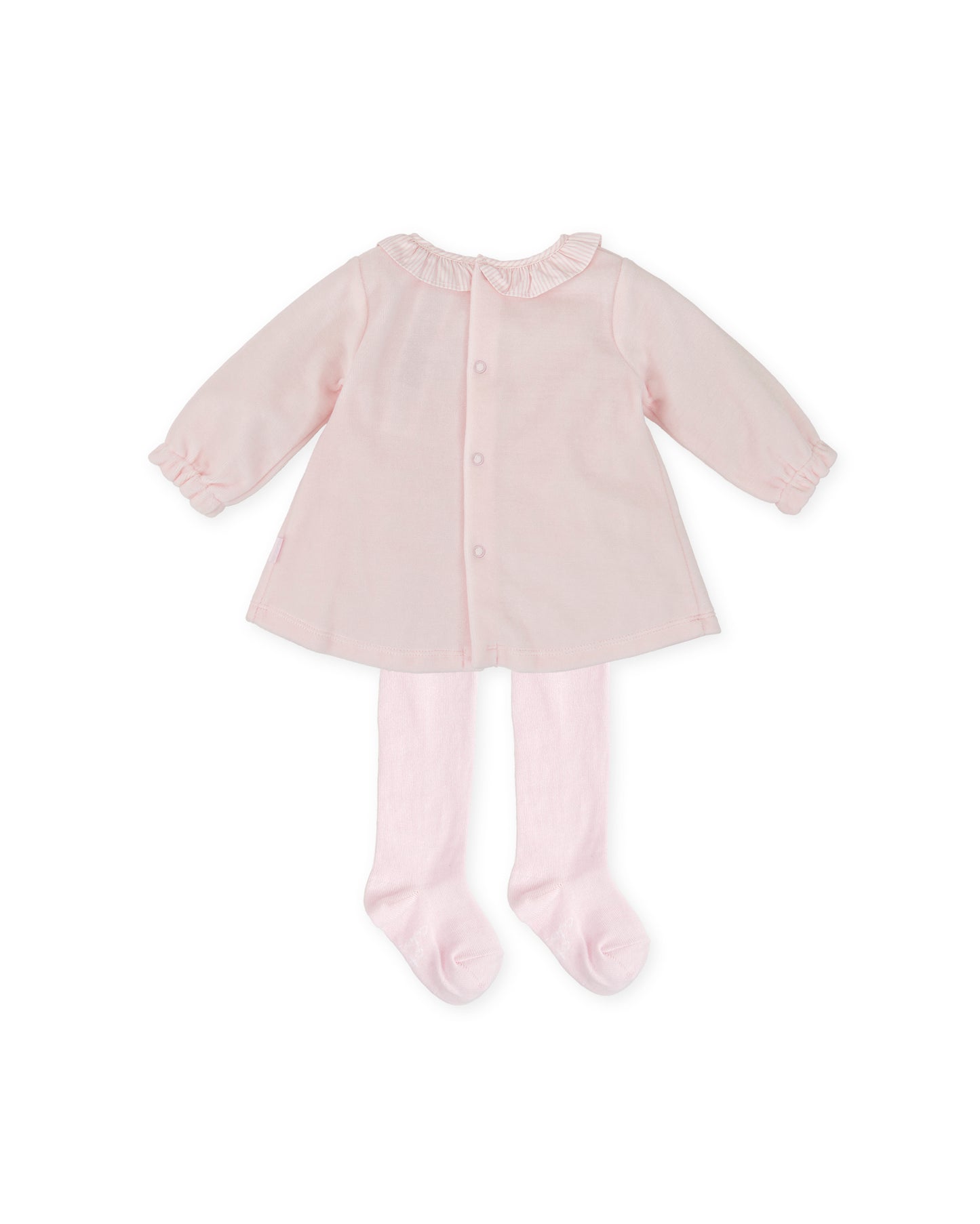 Tutto piccolo 2285 Pink Velour Dress Set