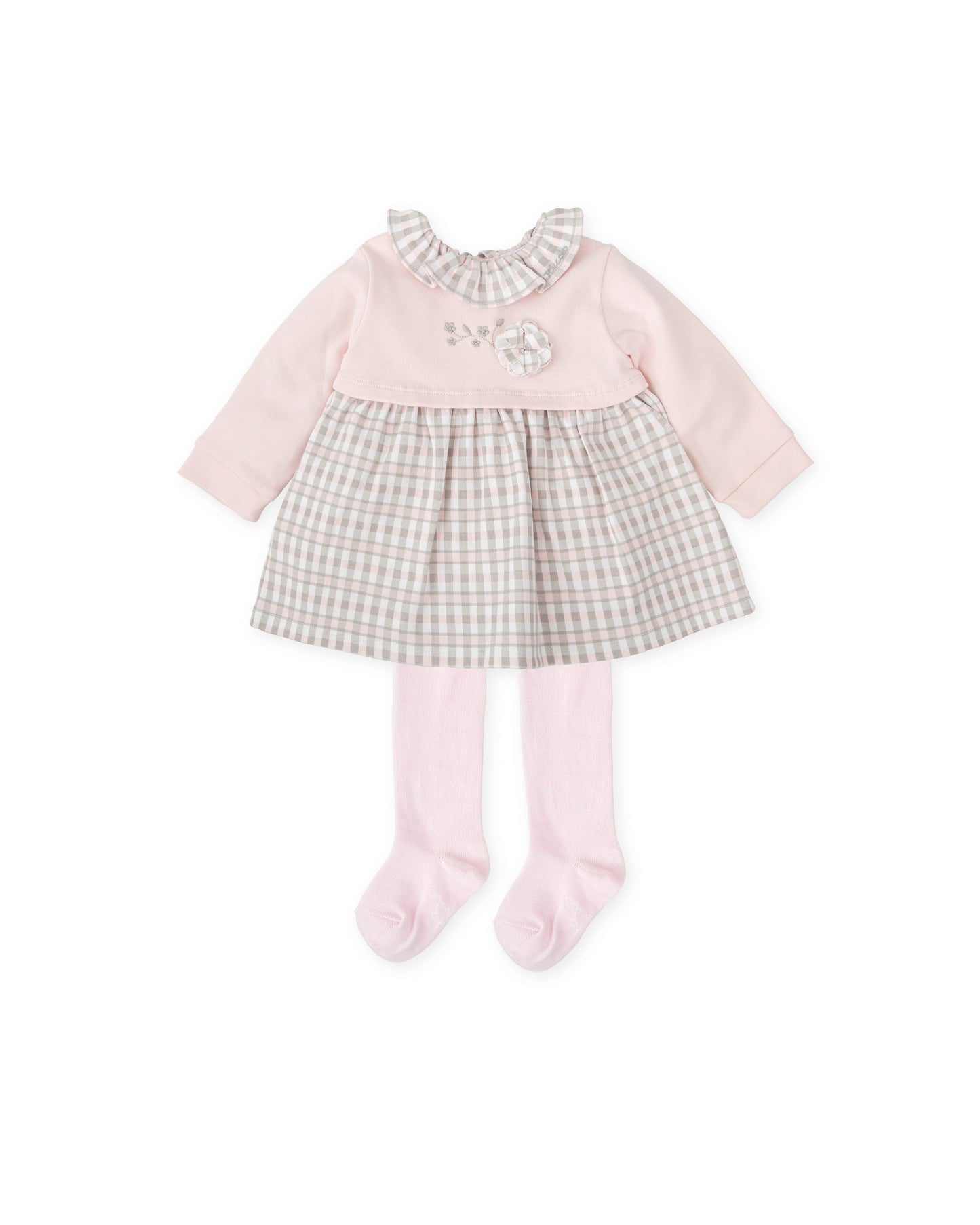 Tutto Piccolo 2293 Pink Checked Dress