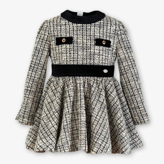 Miranda 240V Black Tweed Dress AW26 PREORDER