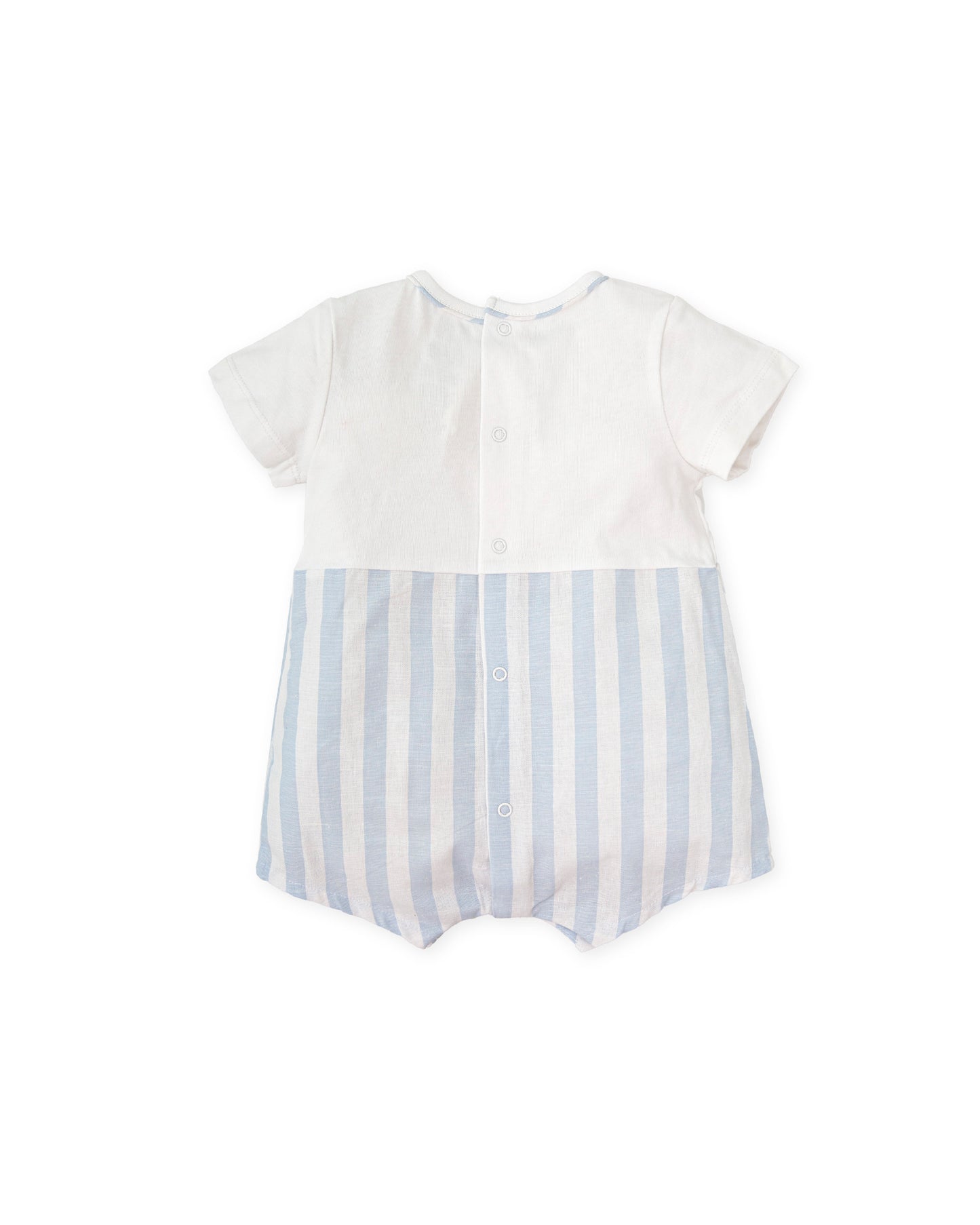 PRE ORDER Tutto piccolo 2422 Blue Striped  romper