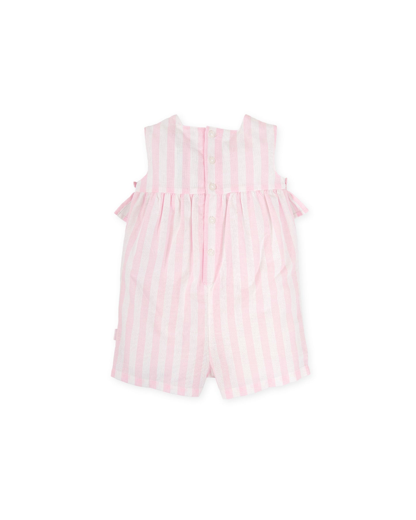 PRE ORDER Tutto piccolo 2432 Pink Striped  romper