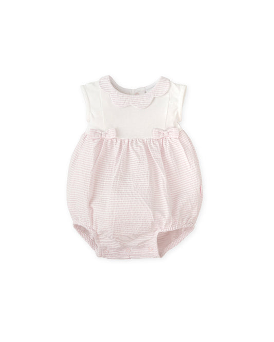 Tutto piccolo 2436 Pink Romper SS26 PREORDER