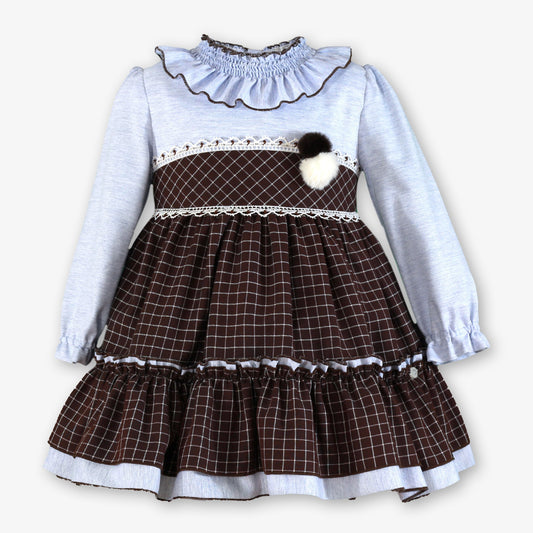 Miranda 247V Brown/Blue Dress AW26 PREORDER