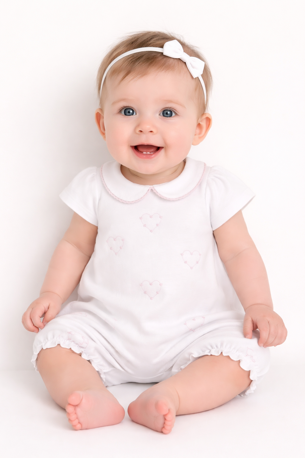Blues Baby 2286 white Romper SS26